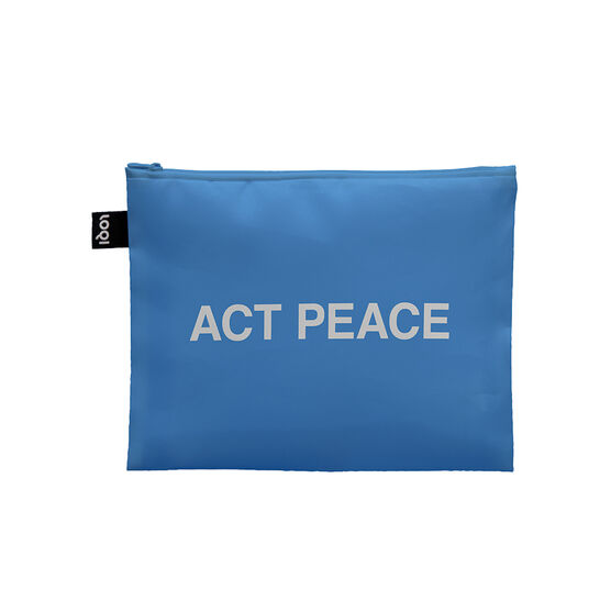 Yoko Ono Imagine Peace set of 3 zip pockets